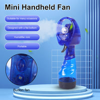 Thumbnail for Mini Handheld Spray Fan Portable Water Spray Mist Fan