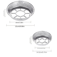 Thumbnail for Disposable Aluminum Foil Liners; Round Tin Foil Pans