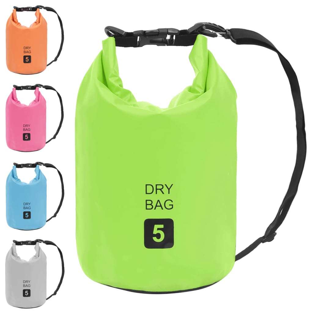 Dry Bag Green 1.3 gal PVC