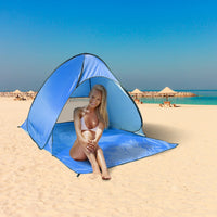 Thumbnail for Pop Up Beach Tent Sun Shade Shelter Anti-UV Automatic Waterproof  w/ Net Window Storage Bag