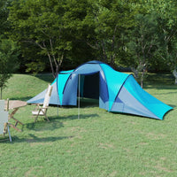 Thumbnail for Camping Tent 6 Persons Blue and Light Blue