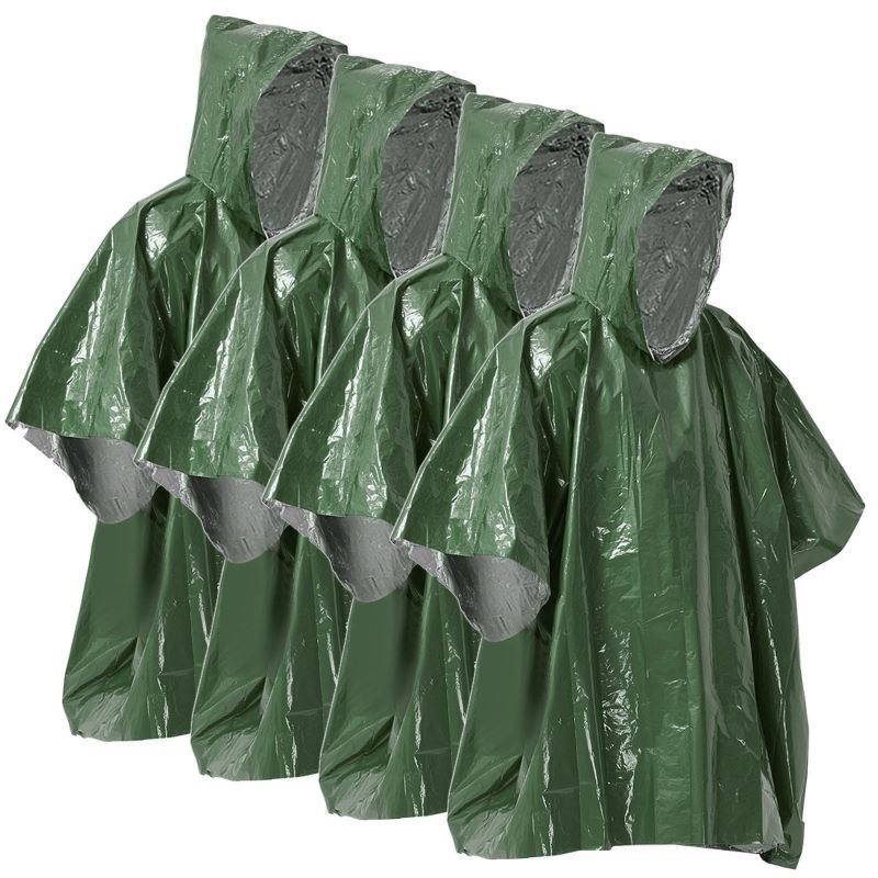 Emergency Rain Poncho Weather Proof