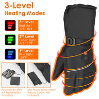 Thumbnail for Electric Heated Gloves-Battery Powered,Touchscreen