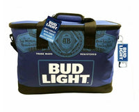 Thumbnail for Bud Light Soft Sided Cooler Beverage Bag with Token Key Chain - Blue