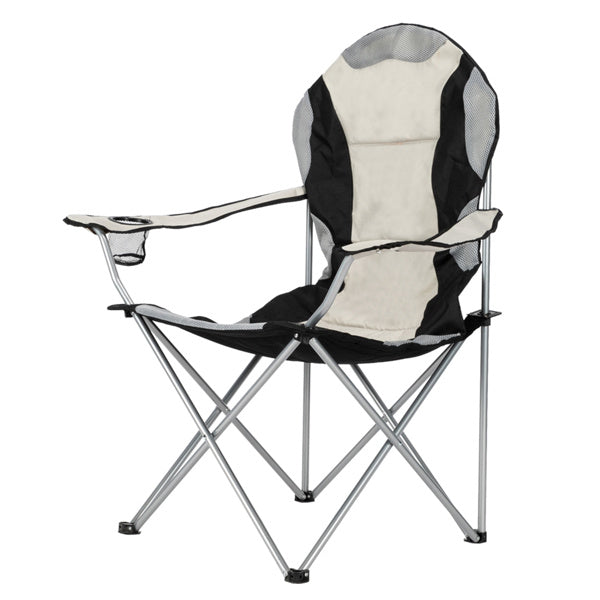 Medium Camping Chair - Black Gray