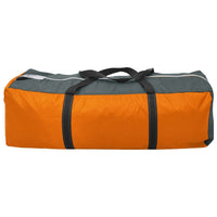 Thumbnail for Camping Tent 9 Persons Fabric Gray and Orange