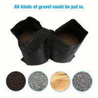 Thumbnail for 4pcs Waterproof Weights Sand Bag, Leg Weights For  Sun Shelter, Canopy, Tent.