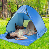 Thumbnail for Pop Up Beach Tent Sun Shade Shelter Anti-UV Automatic Waterproof  w/ Net Window Storage Bag