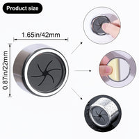 Thumbnail for 1/3/8pcs Kitchen Towel Holder, Self Adhesive Wall Dish Towel Hook, Round Wall Mount Towel Holder