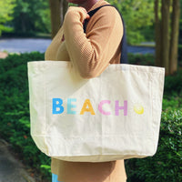 Thumbnail for Sunny Beach Canvas Tote