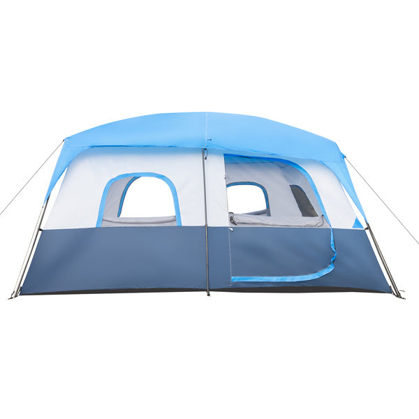 14 Person Camping Tent Dark Blue And White