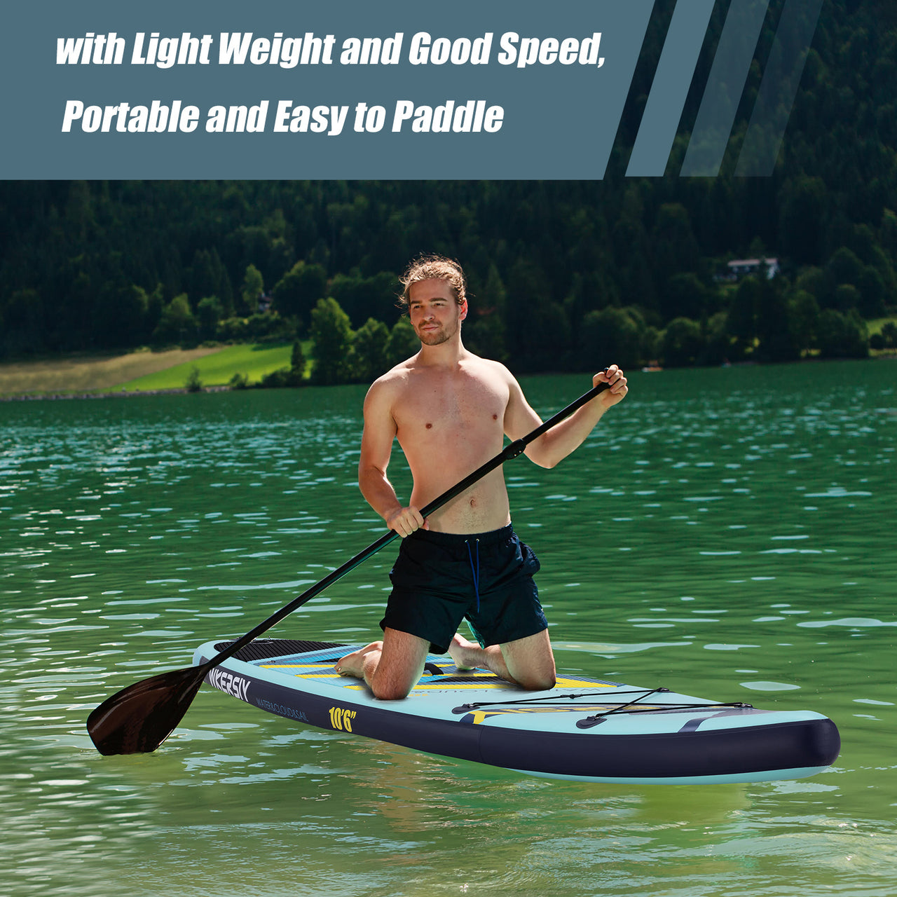 Inflatable Paddle Board 10'6" - Complete SUP Package