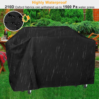 Thumbnail for 57-inch BBQ Grill Cover Weather Resistant Outdoor Barbeque Grill Covers UV Resistant