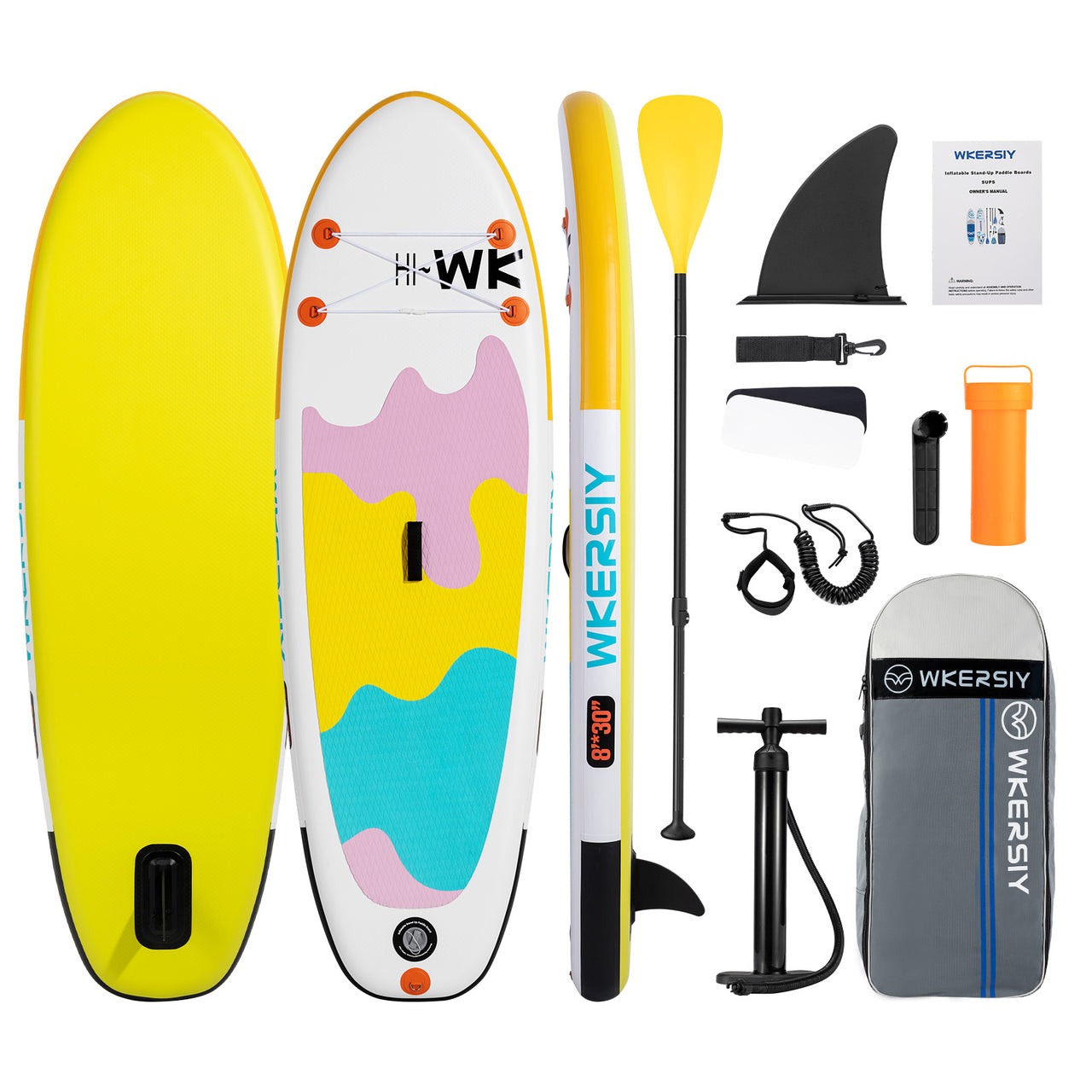 Inflatable Paddle Board 8' Kids SUP - Complete Package