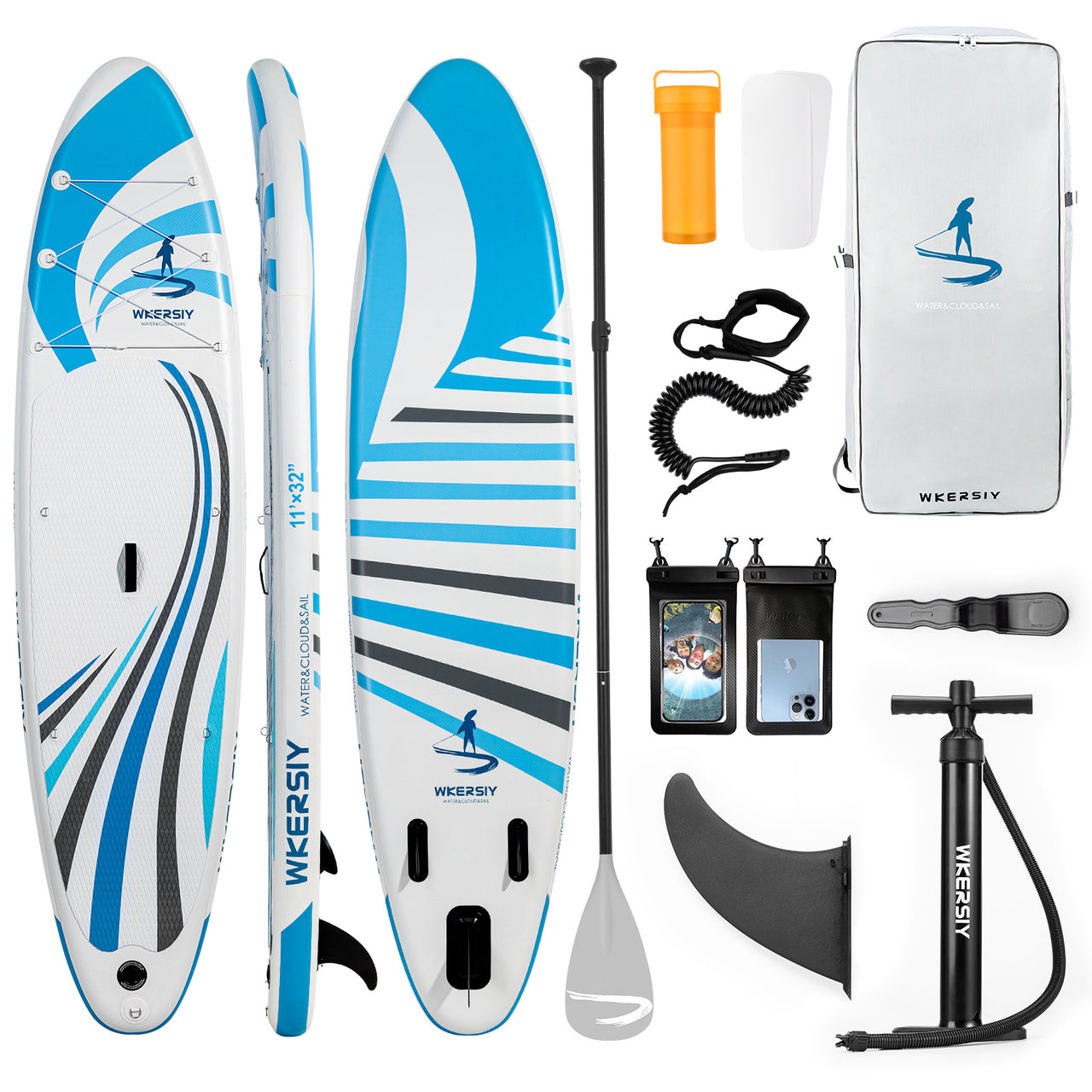 Inflatable Paddle Board 11' SUP - Complete Package