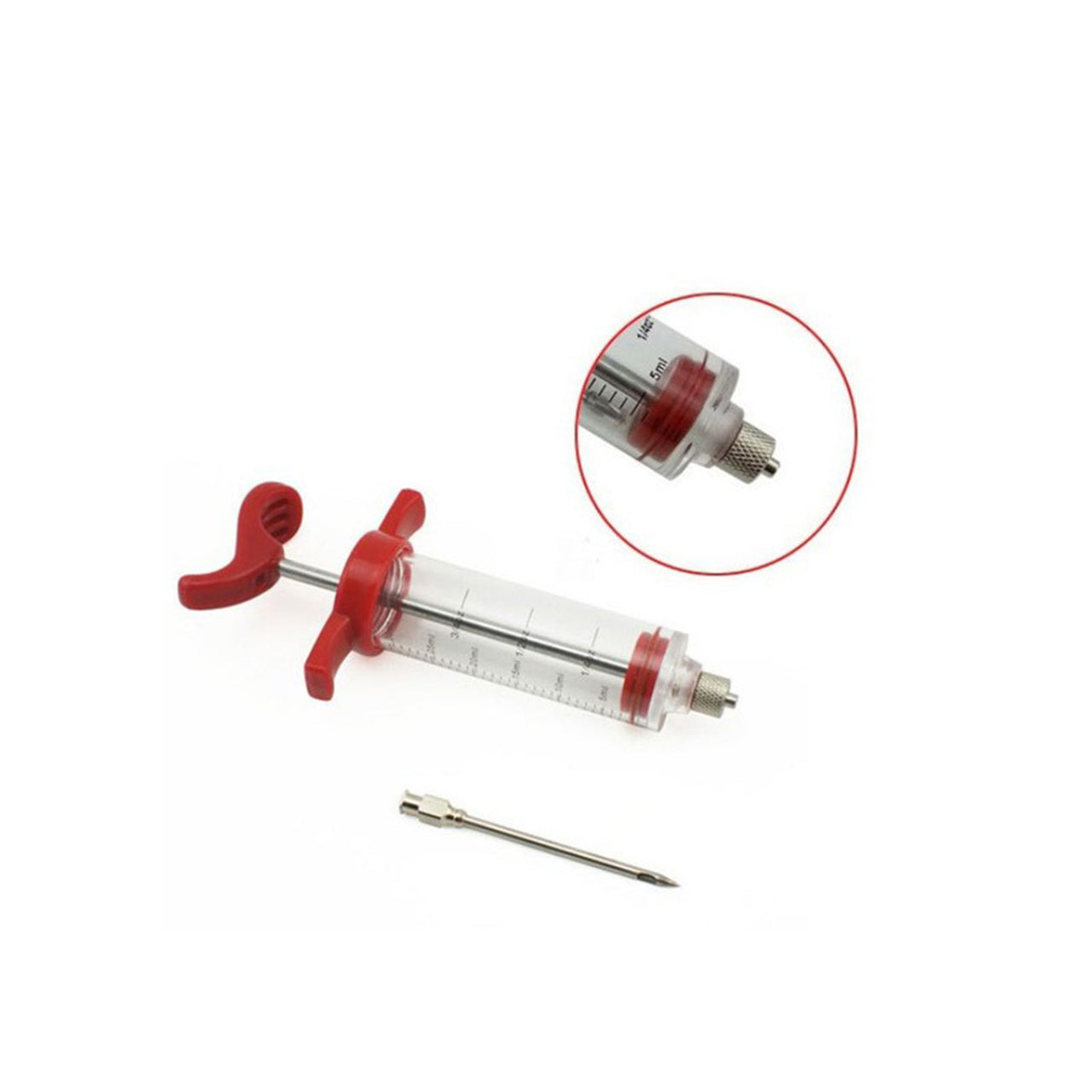 Lightweight Meat Marinade Injector Syringe