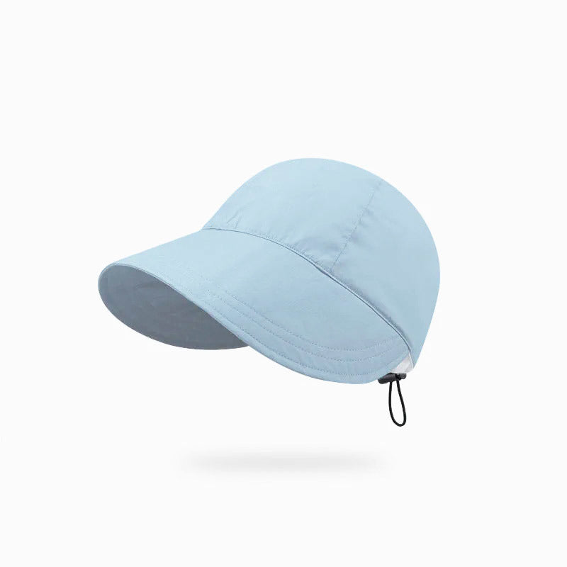 Foldable Wide Brim Sun Hat Drawstring Adjustable