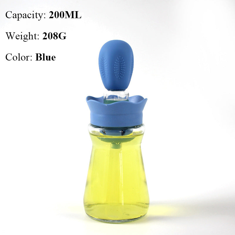 Oil Bottle With Silicone Brush