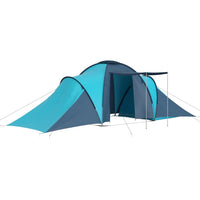 Thumbnail for Camping Tent 6 Persons Blue and Light Blue