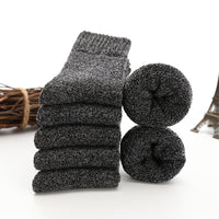 Thumbnail for 5 Pairs Thick Wool Socks, Men