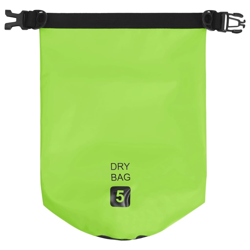 Dry Bag Green 1.3 gal PVC