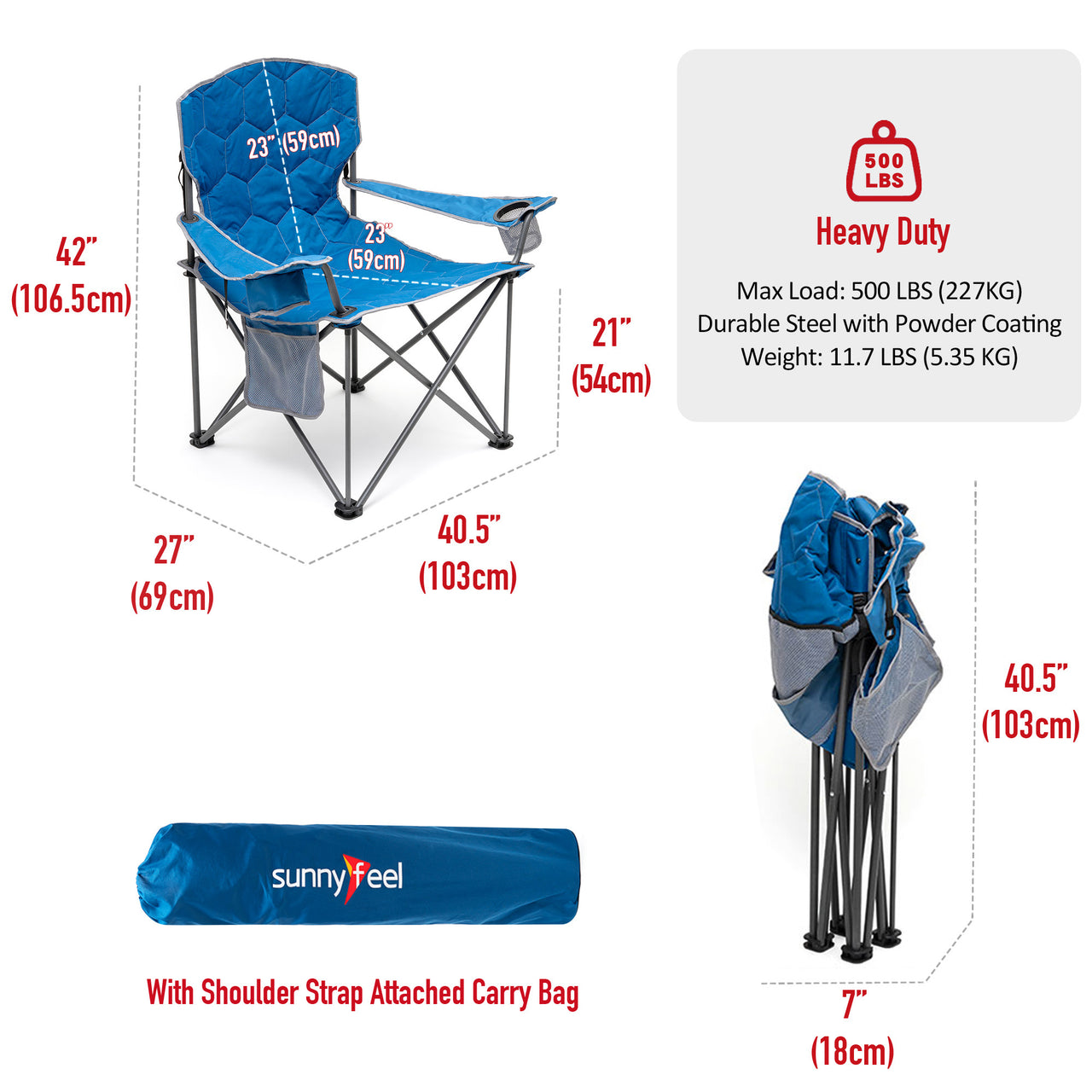 XXL Oversized Camping Chair