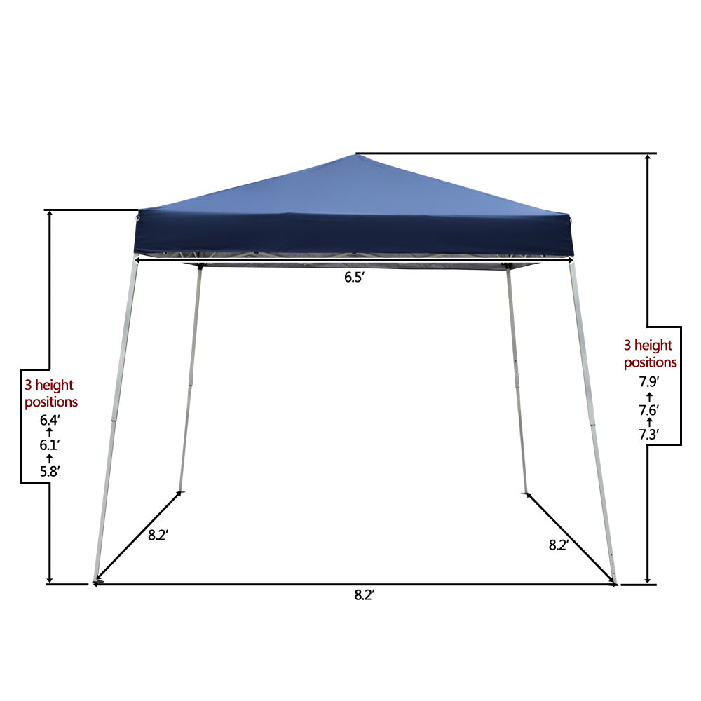 8.2x8.2 ft Pop Up Canopy