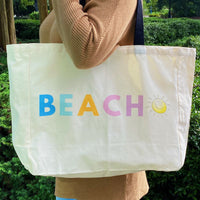 Thumbnail for Sunny Beach Canvas Tote