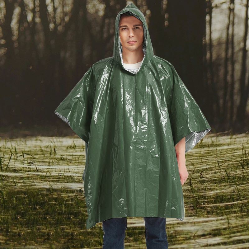 Emergency Rain Poncho Weather Proof