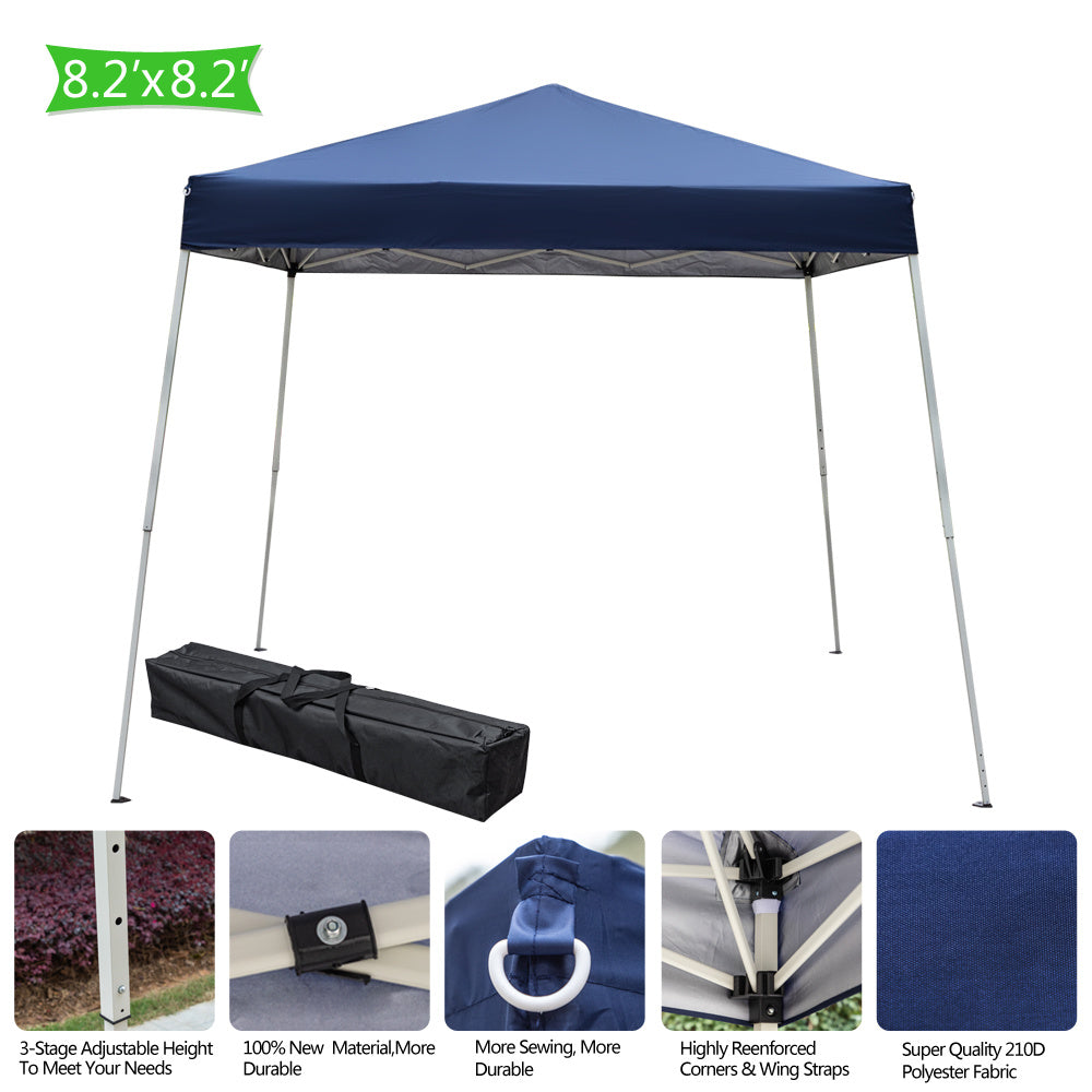 8.2x8.2 ft Pop Up Canopy