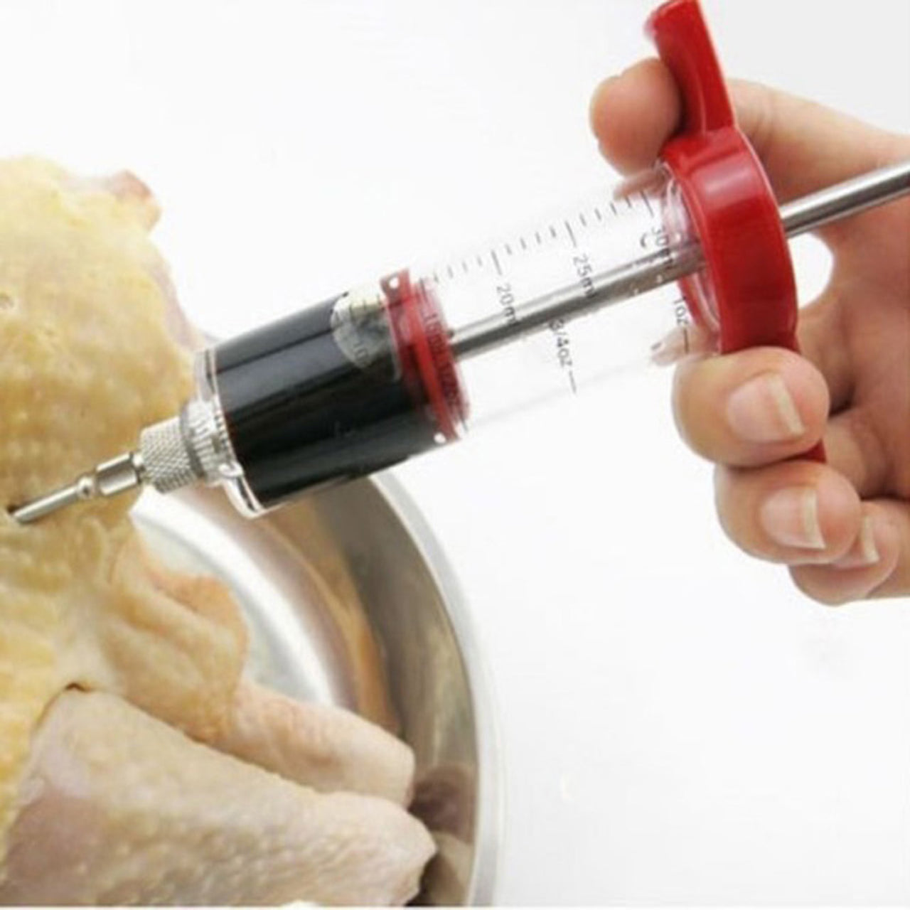 Lightweight Meat Marinade Injector Syringe