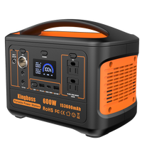 Thumbnail for 600W Portable Power Station (Peak 1200W) Kingboss;  153600mAh 568WH;  Lithium Battery 110V/600W;  AC Outlet;  2*DC Carport;  2*USB-C;  QC USB 3.0