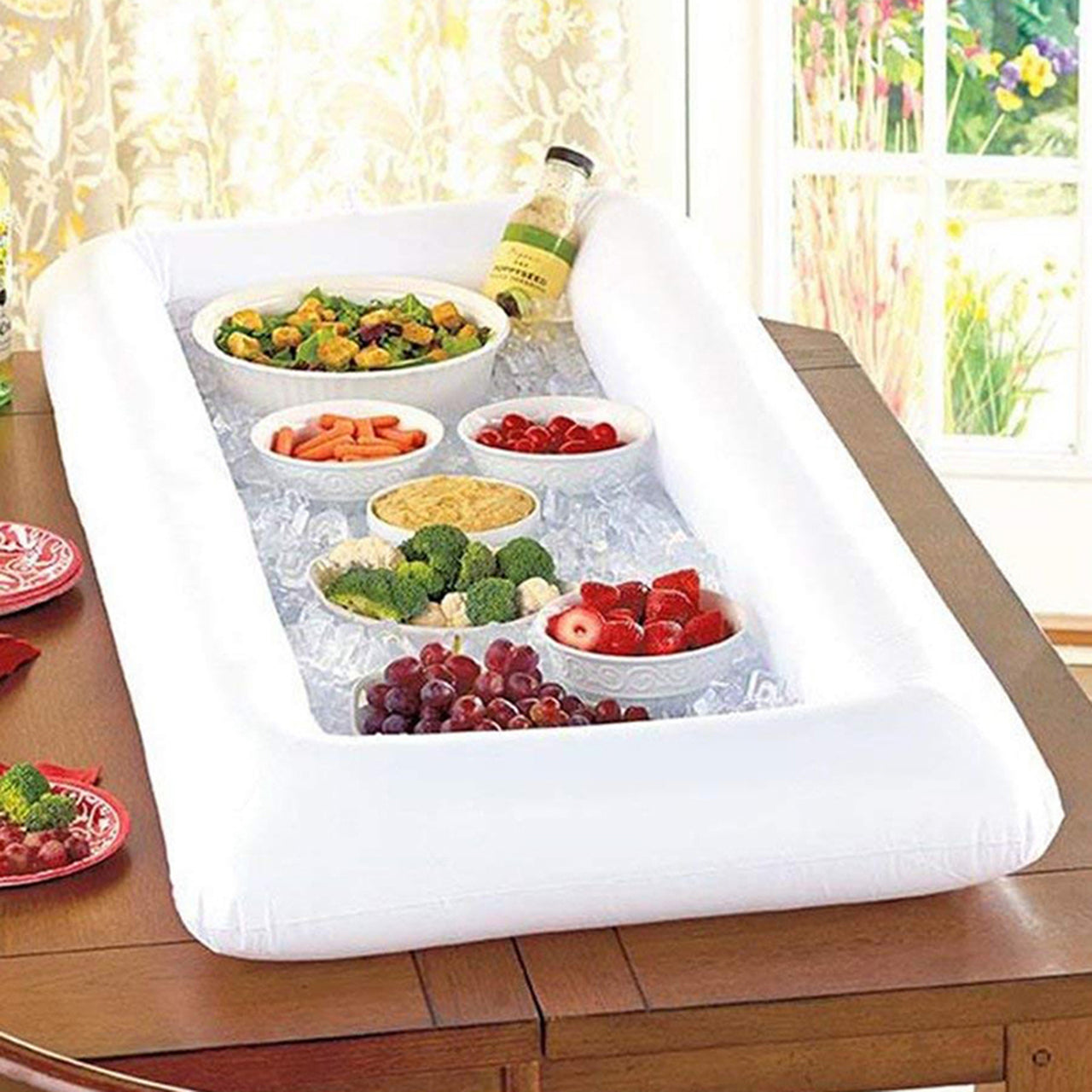 Pool Float, Inflatable Food/Beverage Serving Raft