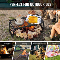 Thumbnail for Folding Campfire Grilling Rack for Outdoor Open Flame Cooking