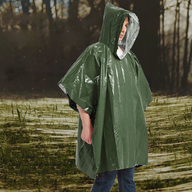 Emergency Rain Poncho Weather Proof