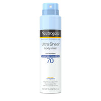 Thumbnail for Neutrogena Ultra Sheer Lightweight Sunscreen Spray, SPF 70, 5 oz