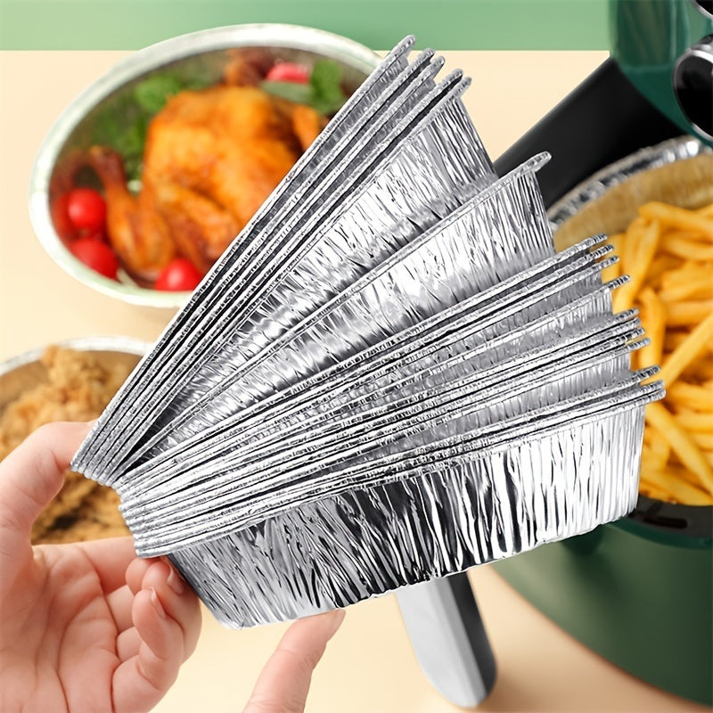 Disposable Aluminum Foil Liners; Round Tin Foil Pans