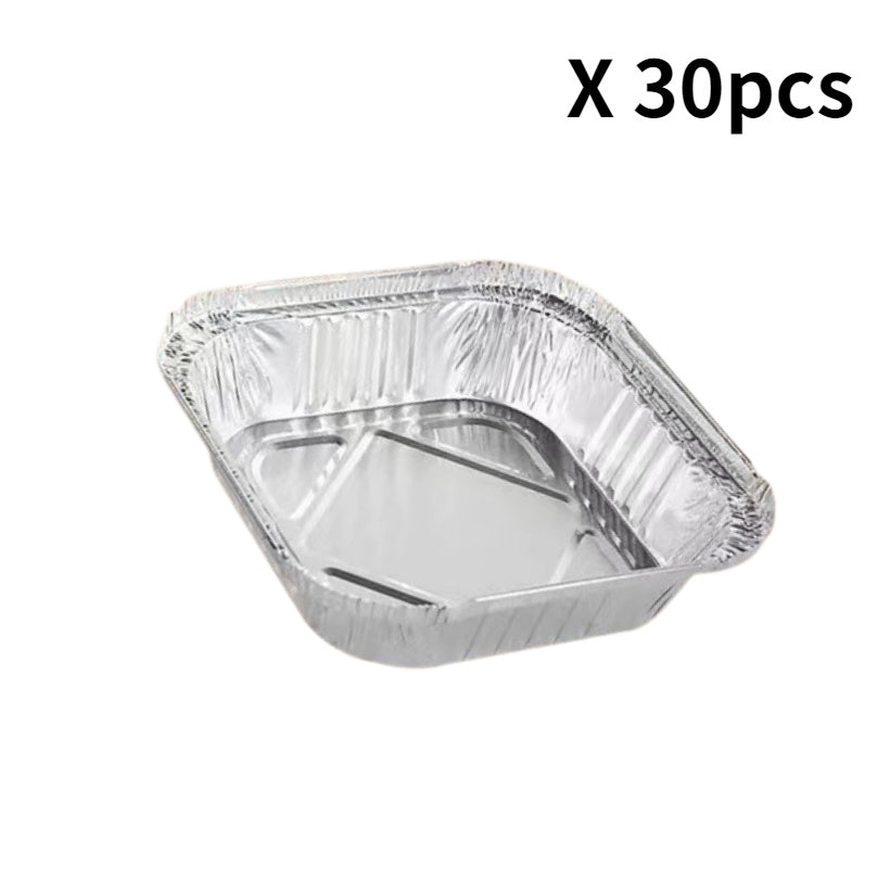 8"x8" Disposable Aluminum Foil Meal Prep Cookware Square Pans