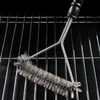 Thumbnail for Grill Cleaning Brush; Long-handled Y-shaped Curling Brush