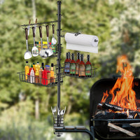 Thumbnail for Griddle Caddy With Paper Towel Holder, Hook Baskets, Accessories