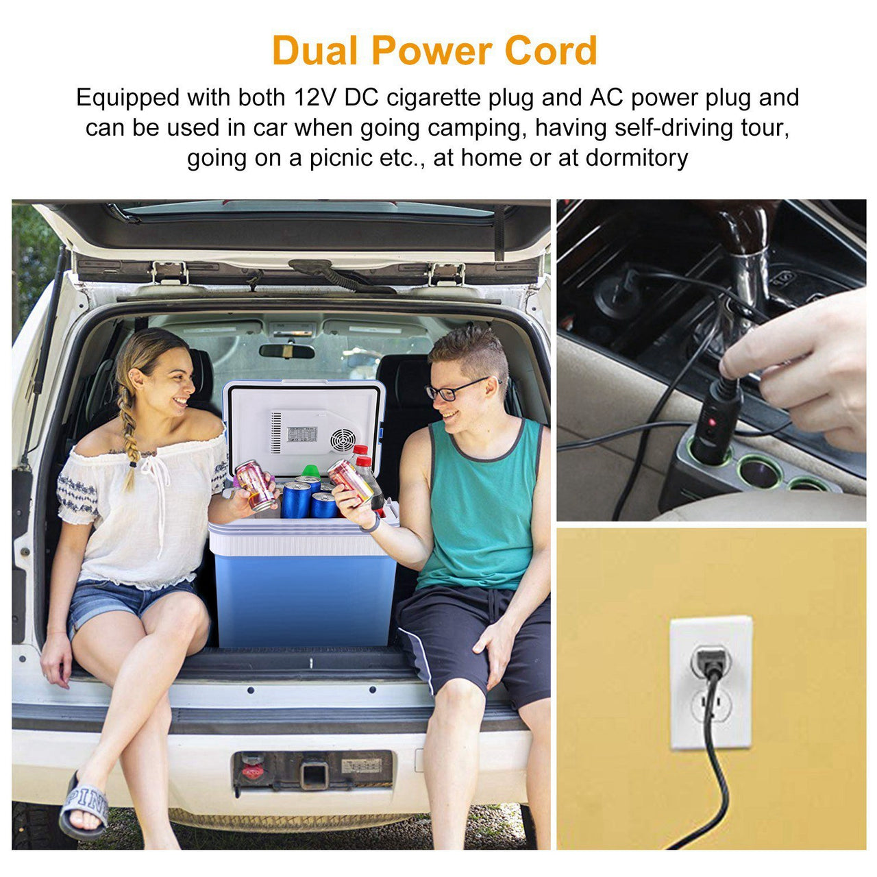 24L Portable Car Cooler, 12V