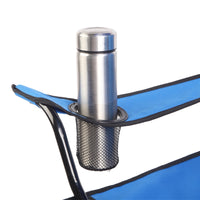 Thumbnail for Double Folding Picnic Chairs w/Umbrella, Mini Table Beverage Holder, Carrying Bag