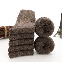 Thumbnail for 5 Pairs Thick Wool Socks, Men