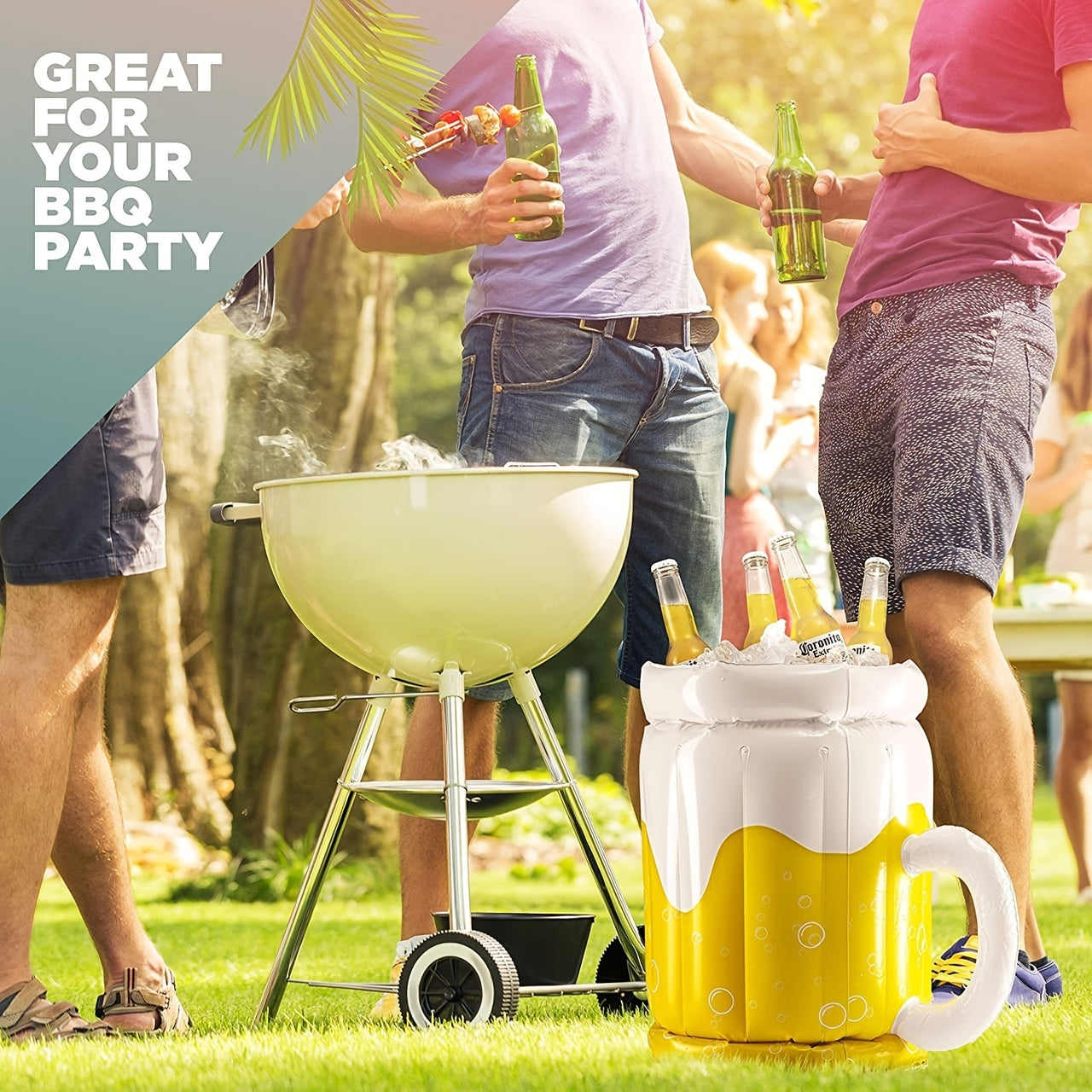 Inflatable Ice Bucket Beer Cooler, Summer Party Decoration