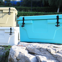 Thumbnail for Blue 65 QT Popular Camping Cooler