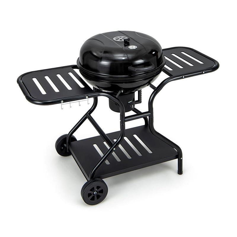 BBQ Charcoal Grill with Bottom Storage Shelf