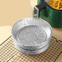 Thumbnail for Disposable Aluminum Foil Liners; Round Tin Foil Pans