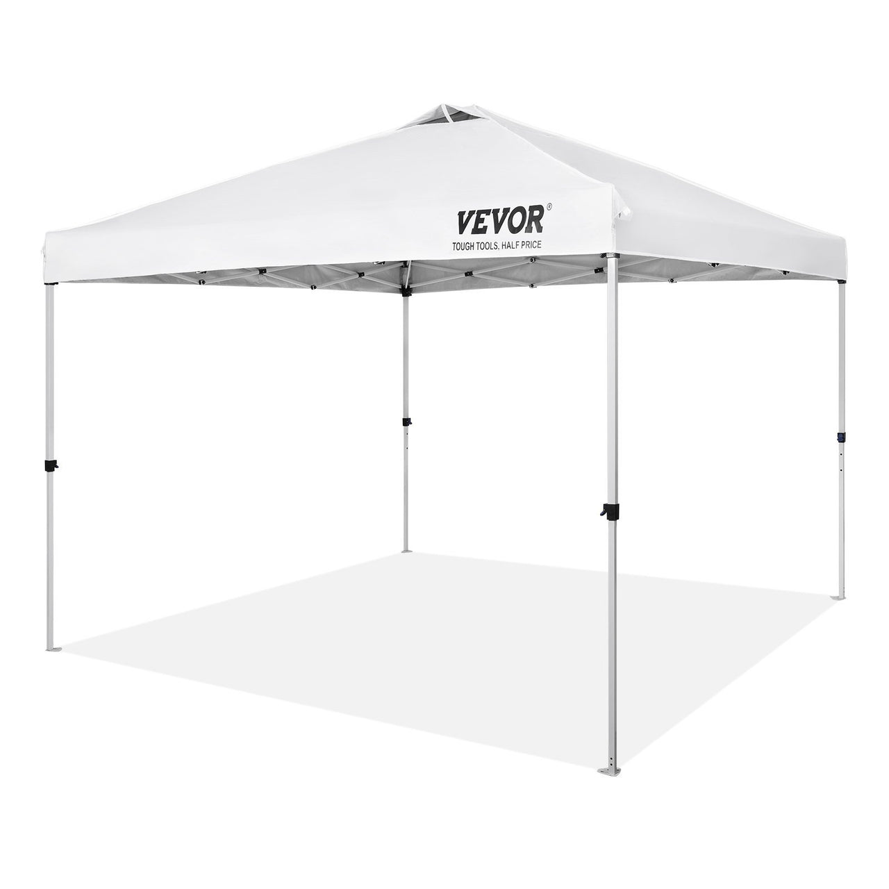 VEVOR Pop Up Canopy Tent, 10 x 10 ft White