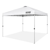 Thumbnail for VEVOR Pop Up Canopy Tent, 10 x 10 ft White