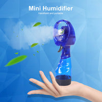 Thumbnail for Mini Handheld Spray Fan Portable Water Spray Mist Fan